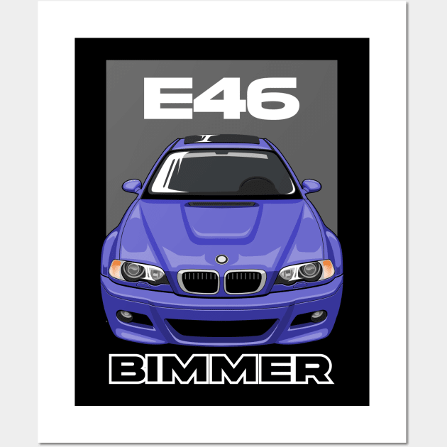 E46 M3 Wall Art by squealtires